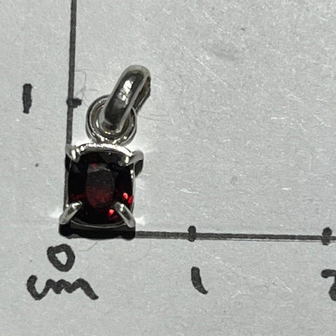 Pendentif Spinelle Rouge 