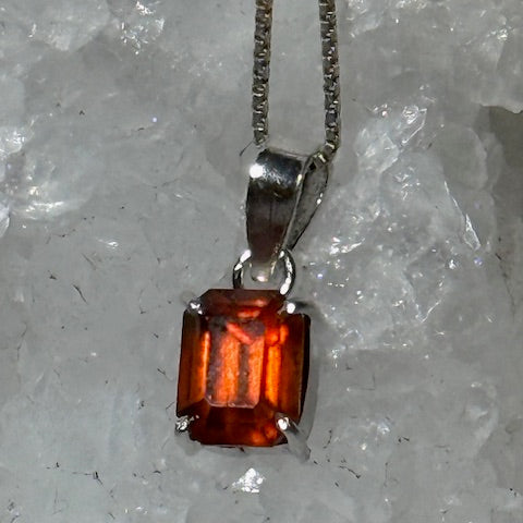 Pendentif Grenat Hessonite