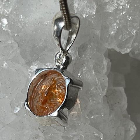 Pendentif  Pierre de Soleil  OASIS DE CRISTAL 