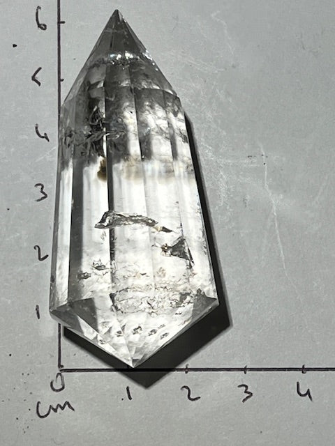 Quartz Vogel 12 FACES in Lemurian Quartz