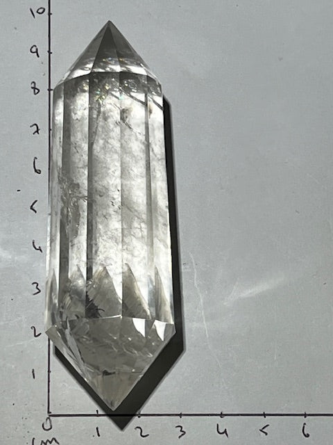 Quartz Vogel 12 FACES in Lemurian Quartz