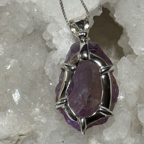 Pendentif Amétrine (Monture Argent)