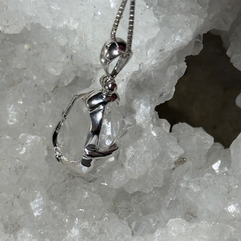 Pendentif Diamant d'Herkimer (Monture Argent)
