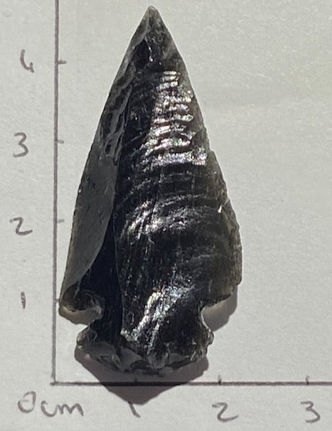 Pointe de flèche ( Obsidienne Noire )