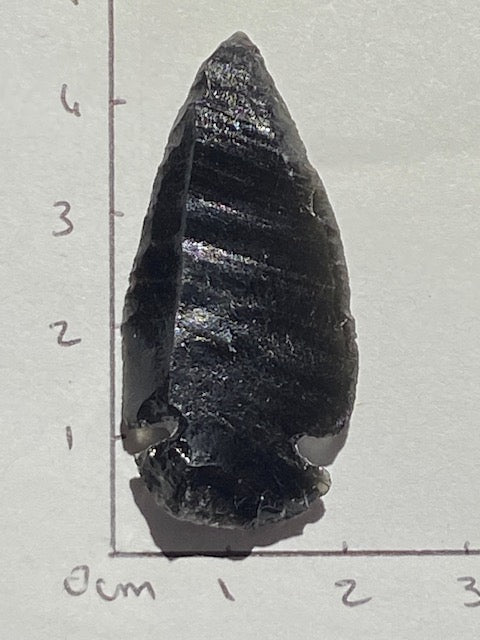 Pointe de flèche ( Obsidienne Noire )