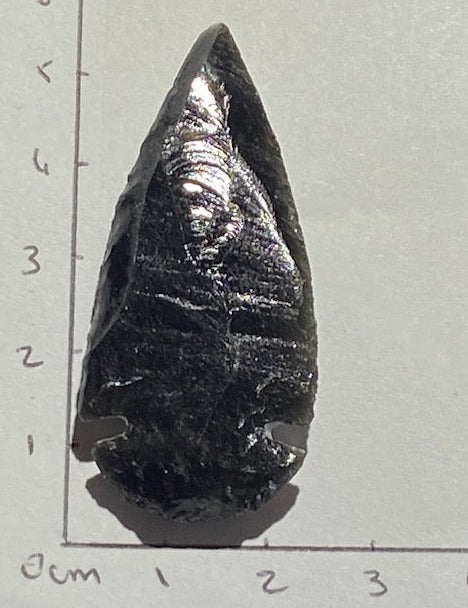 Pointe de flèche ( Obsidienne Noire )