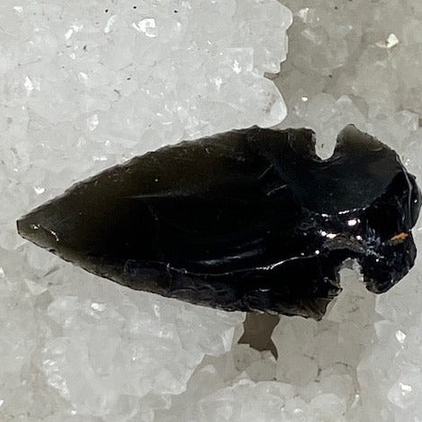 Pointe de flèche ( Obsidienne Noire )