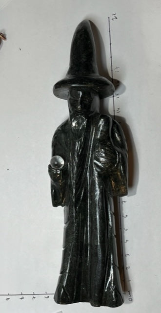 Merlin Or du guérisseur  ( Sculpté au Brésil )