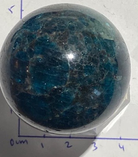 Sphère  Apatite Bleue Grade A+