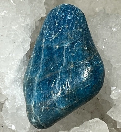 Oasis de cristal Apatite Bleue
