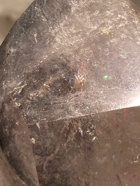 Cristal du Temple du Coeur/ DOW (Rare) Quartz Fantôme noir