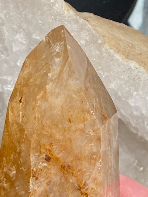Cristal du Temple du Coeur/ DOW (Rare) Quartz Hématoïde Guérisseur
