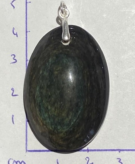 Pendentif Obsidienne Manta Huichol