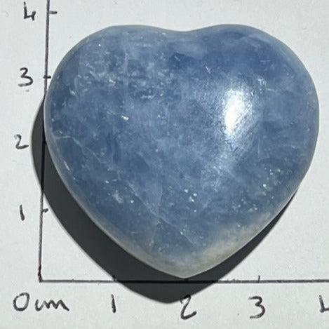 Coeur Calcite Bleue