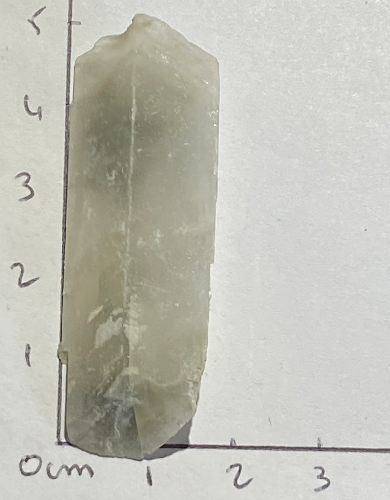 Sélénite avec inclusions de Chlorite ( Très rare)