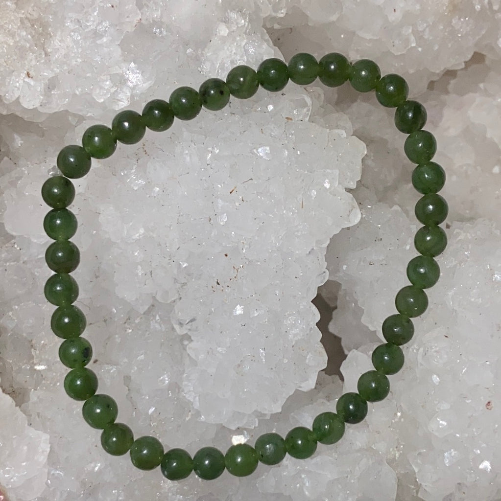 Nephrite Jade Bracelet 4mm