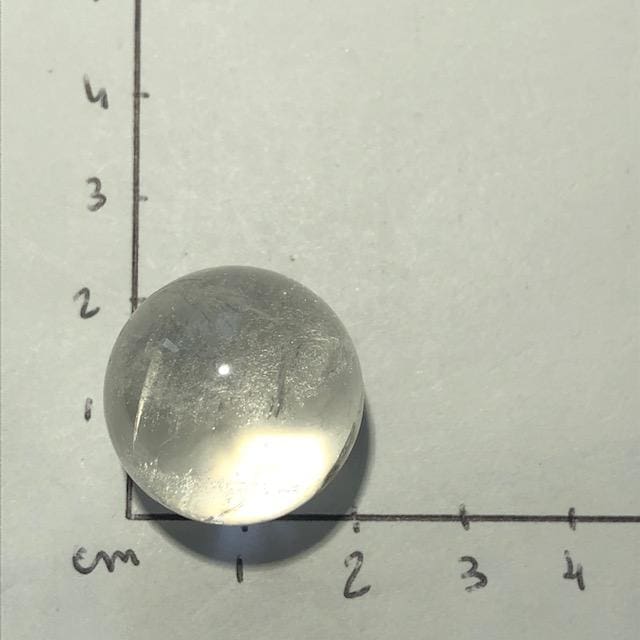 Mini sphère Quartz clair