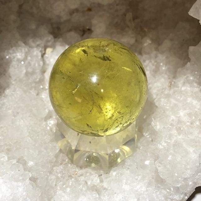 Sphère Quartz Ouro Verde - Pierres roulées